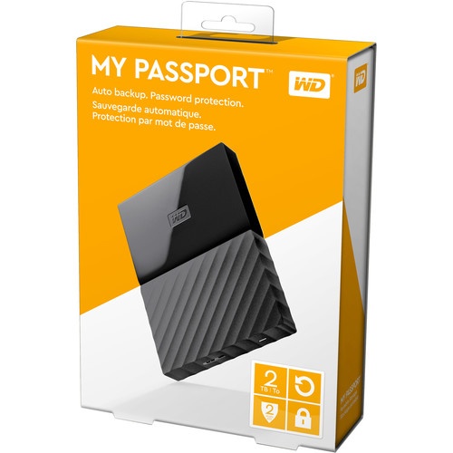HDD WD My Passport Ultra 2Tb Đen (WDBYFT0020BBK-WESN) new