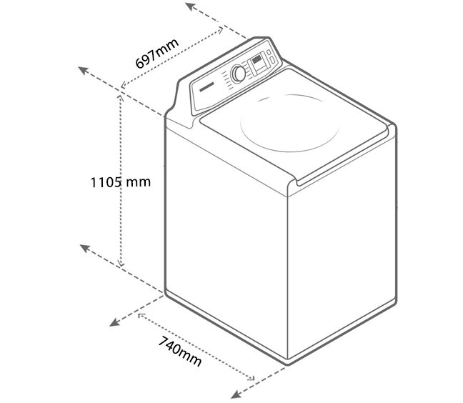 Máy giặt 13 Kg Samsung WA13F7S9MWA/SV lồng đứng, Inverter