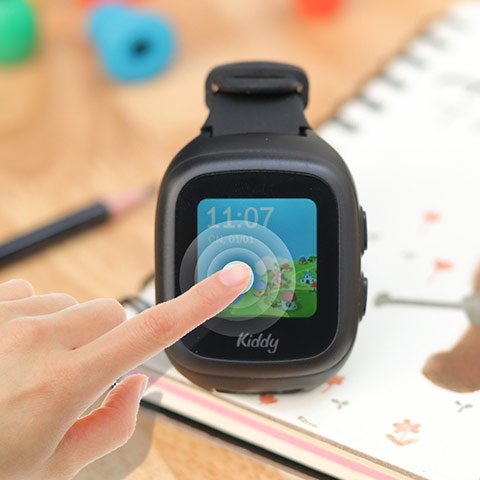 Đồng hồ thông minh trẻ em KIDDY 2 TOUCH (Màu đen)