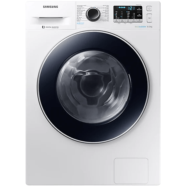 Máy giặt 8 Kg Samsung WW80J54E0BW/SV hơi nước