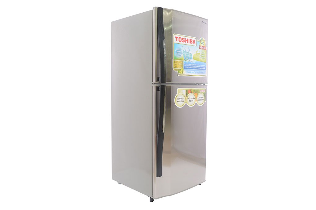 Tủ lạnh 207 Lít Toshiba S21VUB(TS), 2 cánh, ngăn đá trên, màu inox