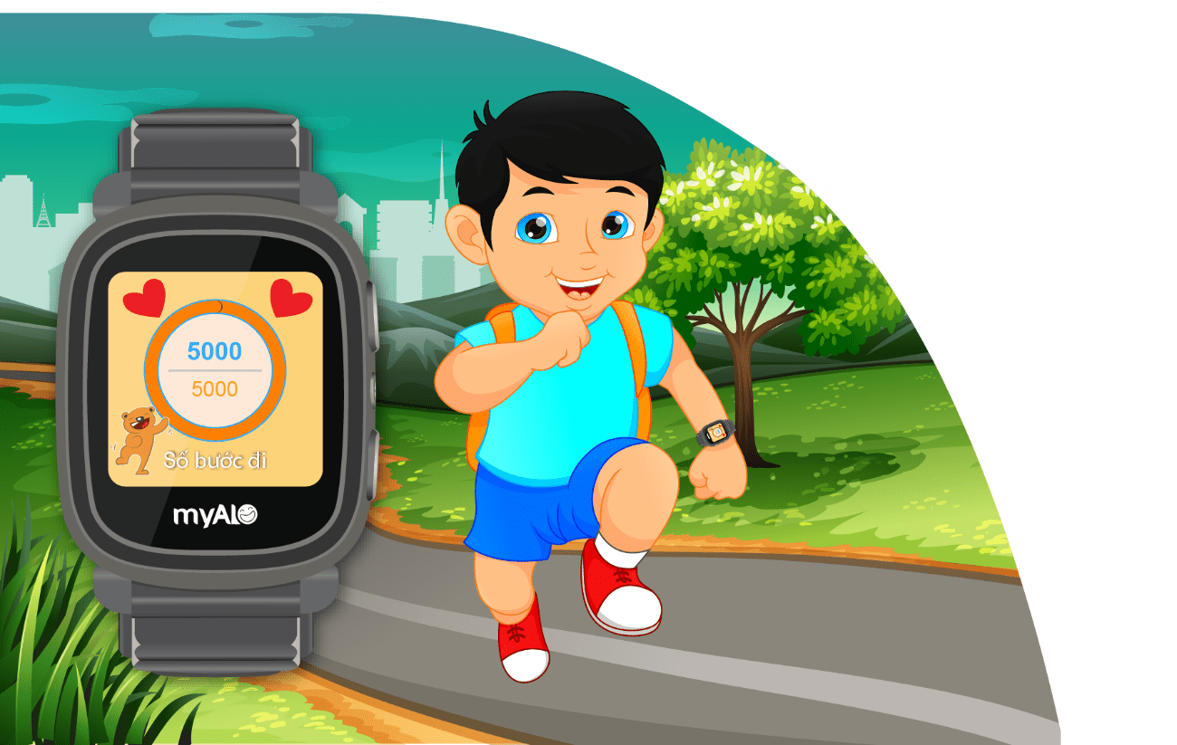 Đồng hồ thông minh trẻ em myAlo KidsPhone KS62w (Màu đen)