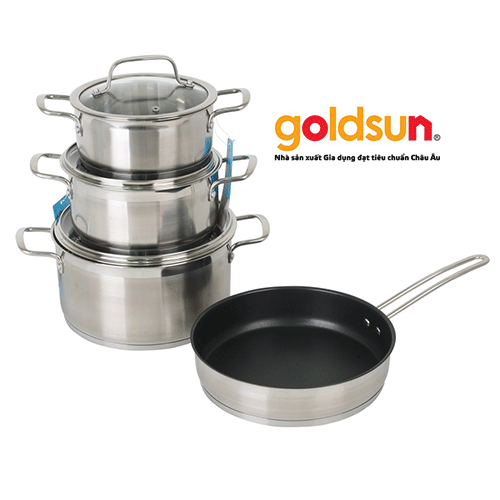 Bộ nồi Goldsun cao cấp GH01-4307SG