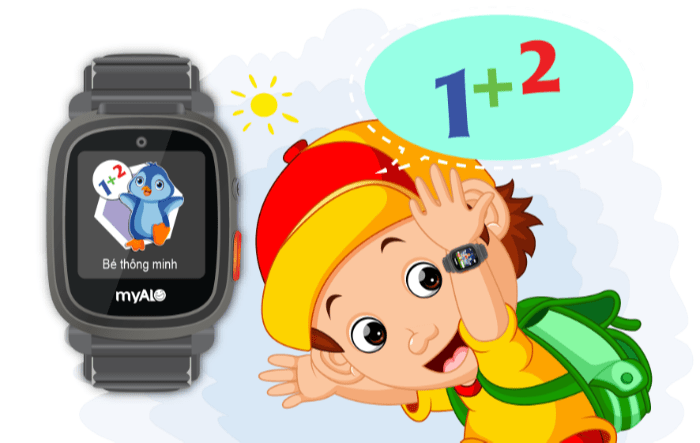Đồng hồ thông minh trẻ em myAlo KidsPhone KS72C (Màu đen)