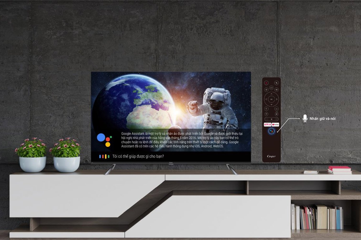 Smart Tivi Casper 4K 55 inch 55UG6300 Android TV