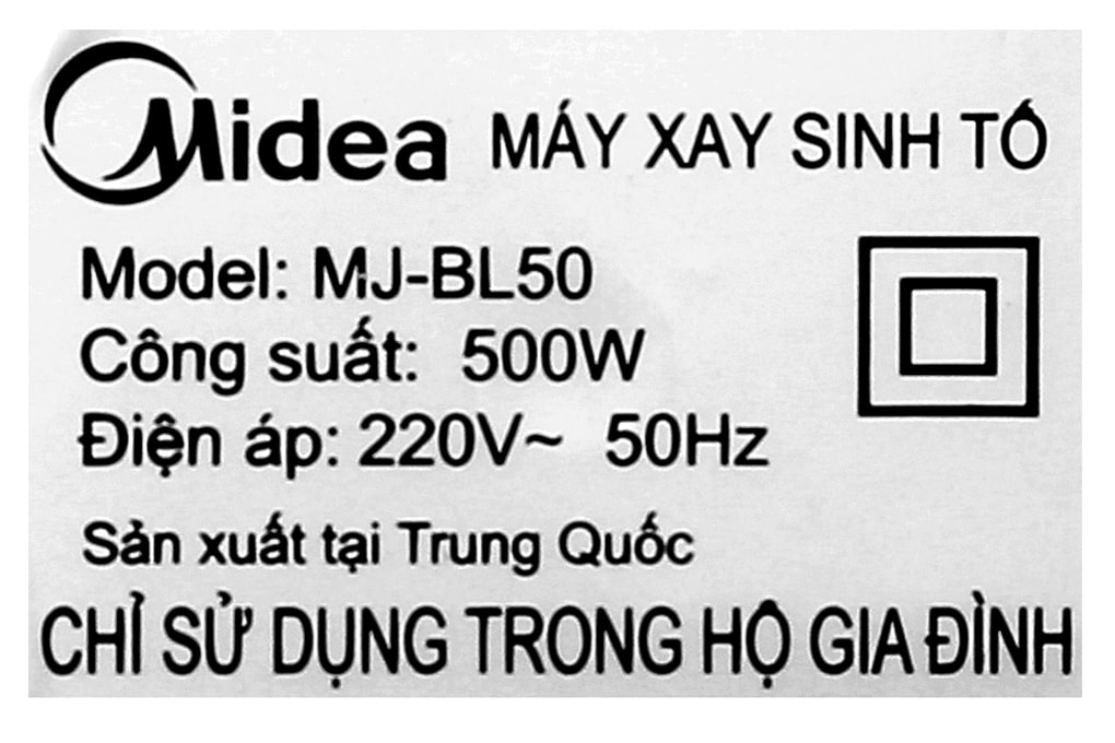 Máy xay đa năng 2 cối Midea MJ-BL50