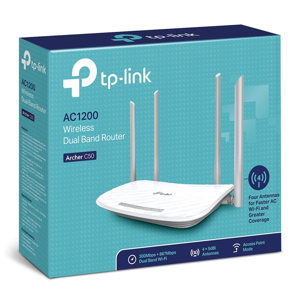 Bộ phát Wifi chuẩn AC1200 TP-link Archer C50