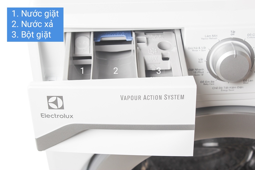 Máy giặt 8 Kg Electrolux EWF12853 (Trắng)