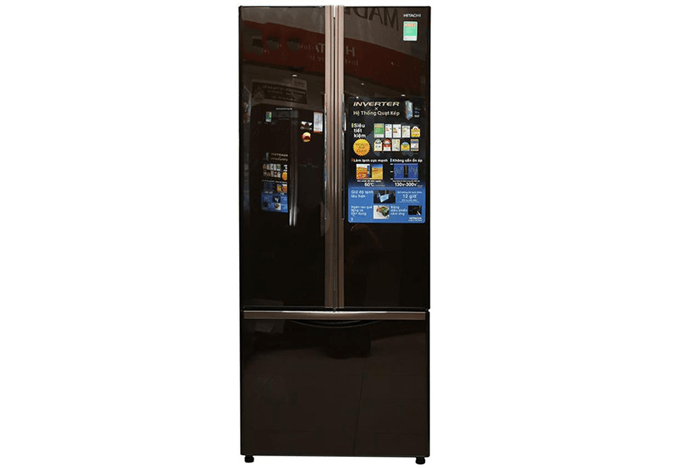 Tủ lạnh 3 cánh Hitachi R-WB545PGV2 (GBW), 455 Lít, Màu nâu