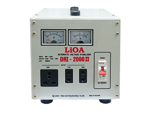 Ổn áp 1 Pha Lioa DRI - 2kVA-II