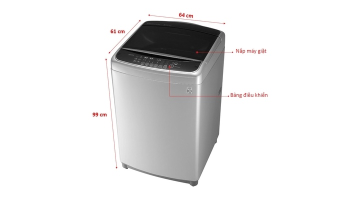 Máy giặt 12Kg LG T2312DSAV.ASPEVN
