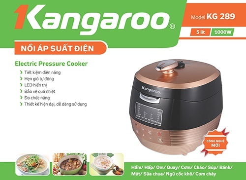 Nồi áp suất điện tử Kangaroo KG289