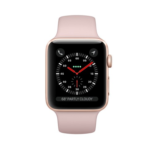 Apple Watch Series 3 38mm Gold Aluminum Case with Pink Sand Sport Band MQKW2 (GPS)