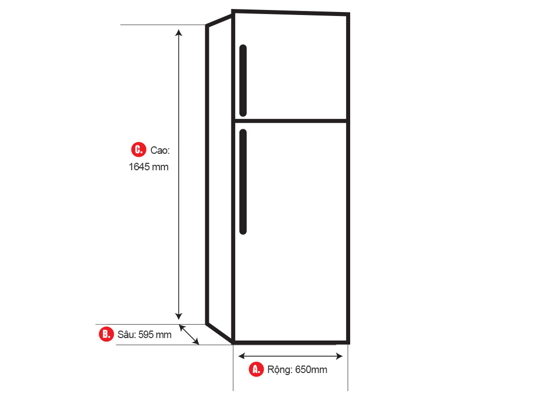 Tủ lạnh Electrolux 320L ETB3400H-H Inverter