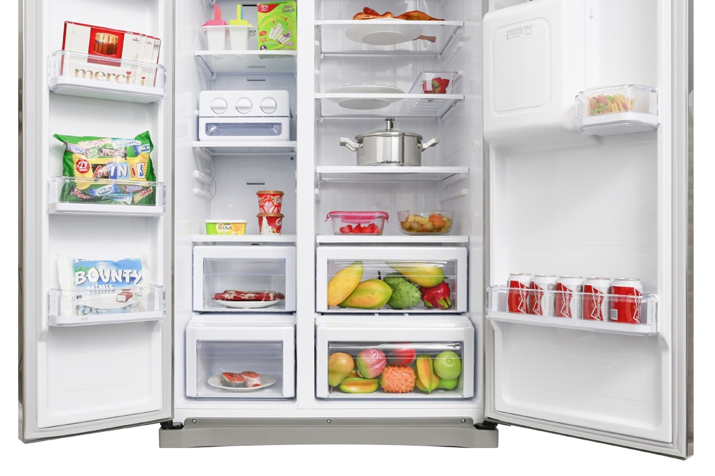 Tủ lạnh SBS Samsung RS52N3303SL/SV 539 Lít
