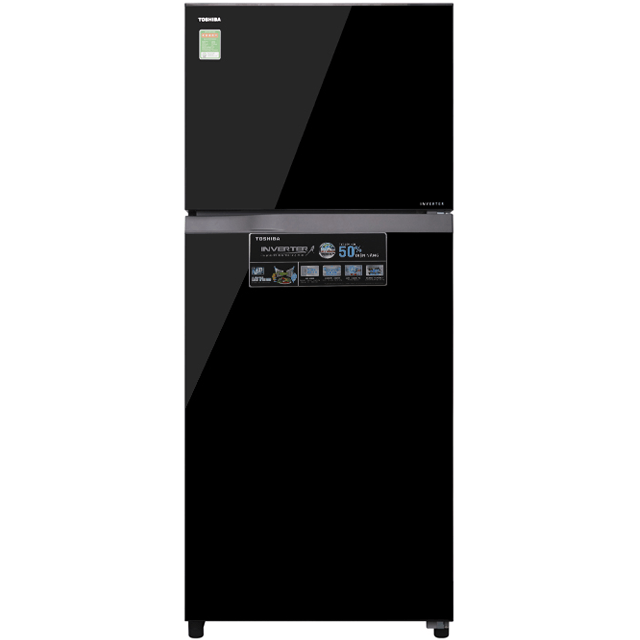 Tủ lạnh 2 cánh Inverter Toshiba GR-AG41VPDZ/XK - 359 Lít (Gương Đen)