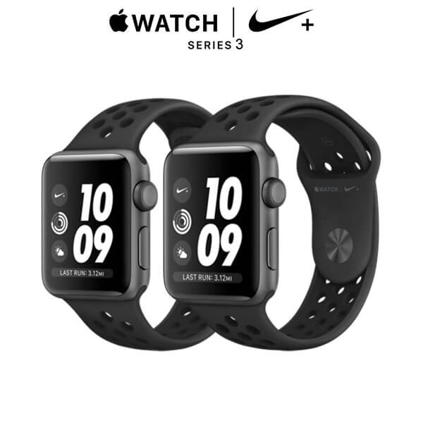 Apple Watch Series 3 Nike+ 38mm Space Gray Aluminum Case with Anthracite/Black Nike Sport Band (GPS)