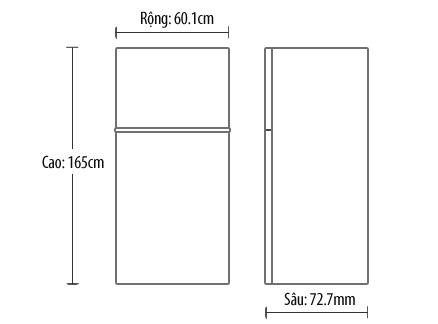 Tủ lạnh Aqua AQR-I315/SK - 317 Lít