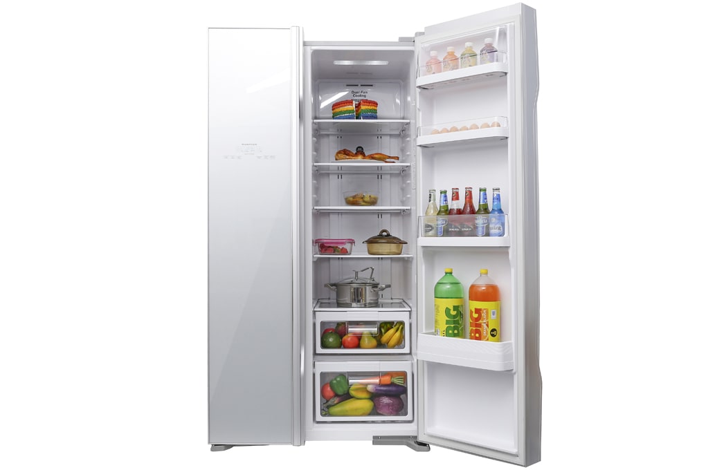 Tủ lạnh SBS Hitachi Inverver 605L R-FS800PGV2 (GS)