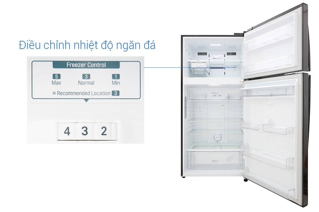 Tủ lạnh LG 475 lít GN-D602BL Inverter Linear