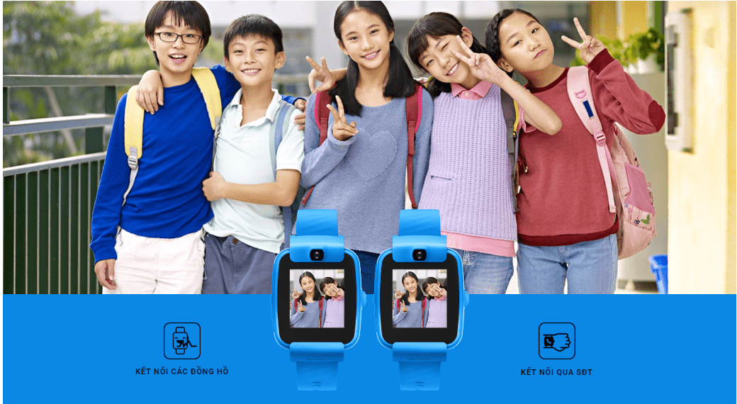 Đồng hồ thông minh trẻ em Masstel Smart Hero Hồng / Đỏ