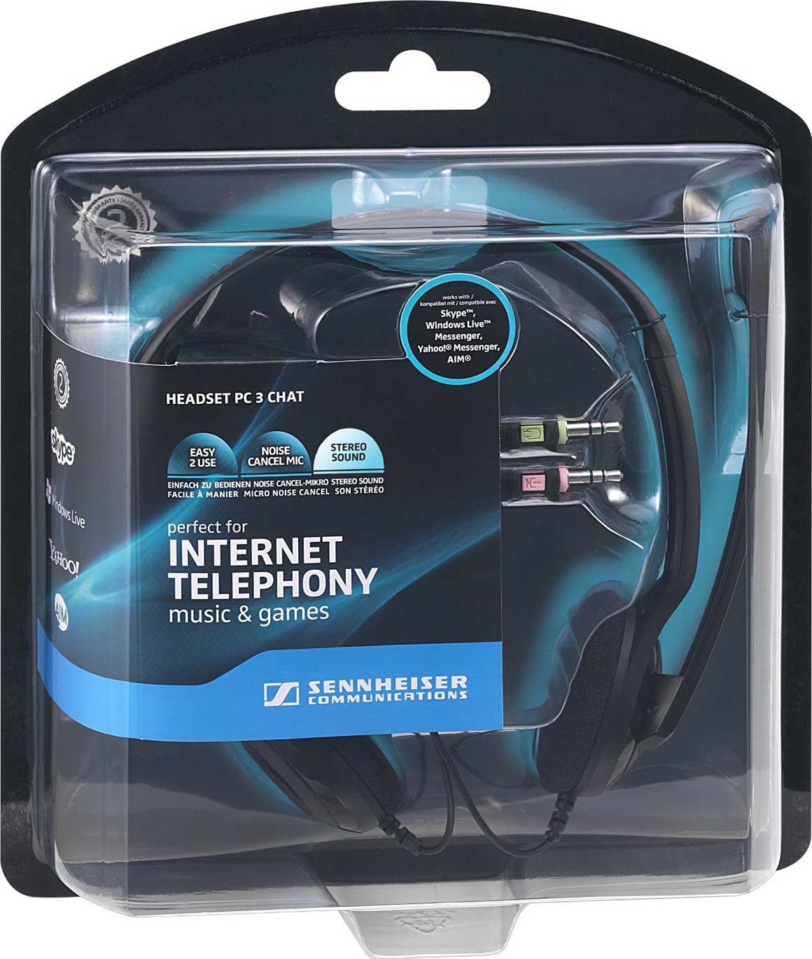 Tai nghe Sennheiser kèm mic chat PC 3 CHAT