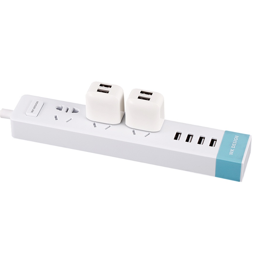 Củ sạc 2 cổng kèm dây lightning rời WK WP-U13