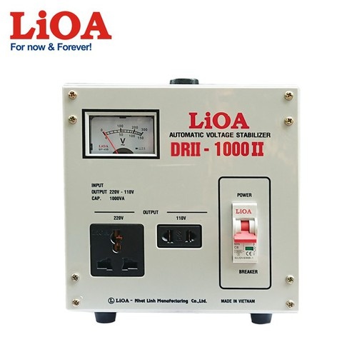 Ổn áp 1 Pha Lioa DRII - 1kVA-II