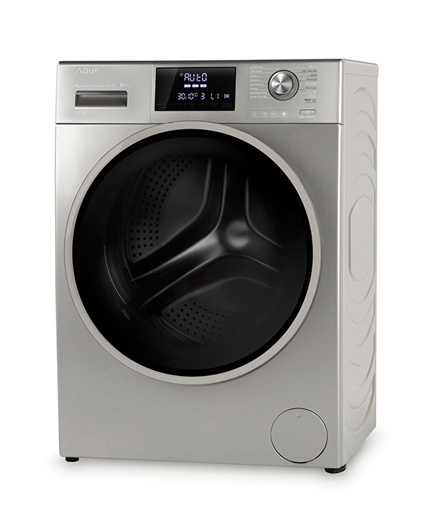 Máy giặt AQUA lồng ngang 9.5kg AQD-DD950E.S