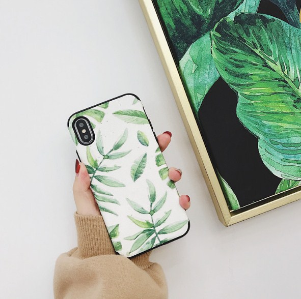Ốp lưng thời trang Iphone X lá chuối