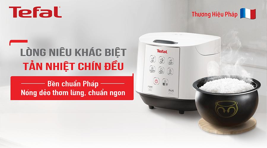 Nồi cơm điện tử 1.8L Tefal RK732168