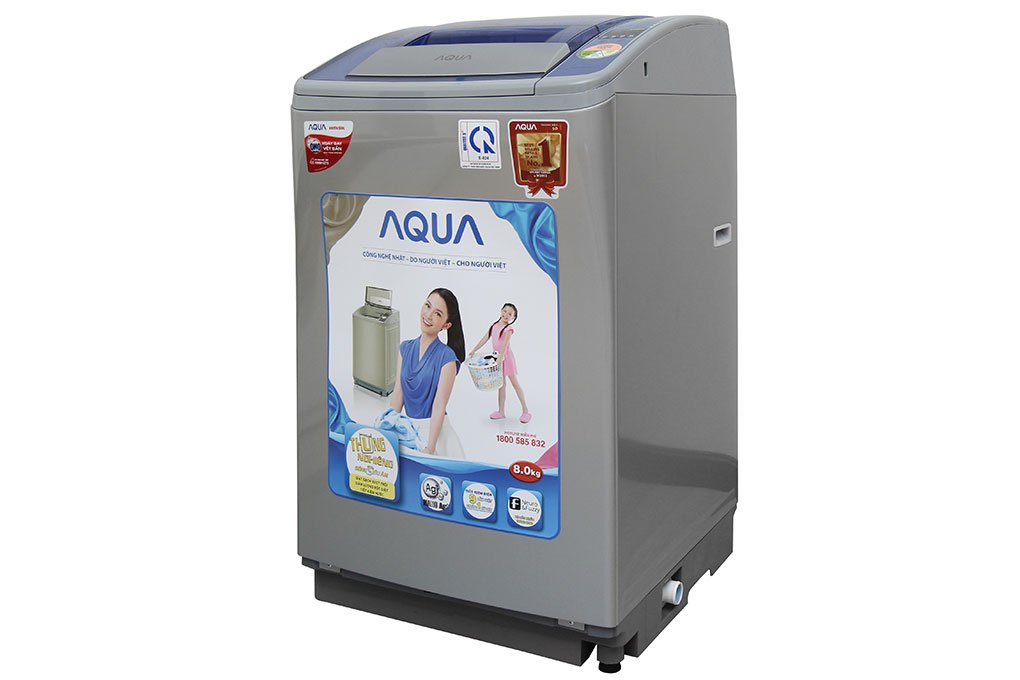 Máy giặt 8 Kg Aqua AQW-U800Z2T lồng nghiêng