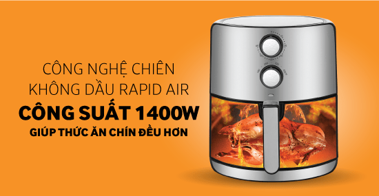 Nồi chiên không dầu 3.8L Coex AFC-3105