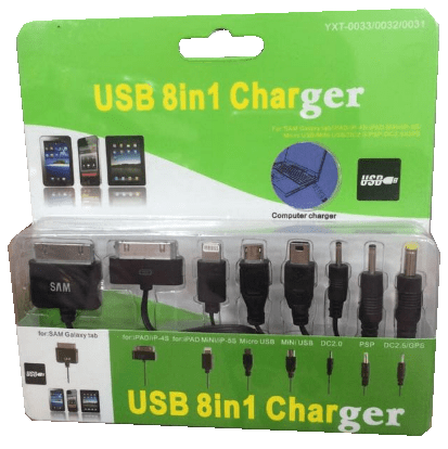 Bộ cáp sạc đa năng 8 trong 1