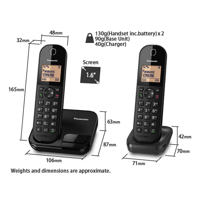 Điện thoại kéo dài Panasonic KX-TGC412