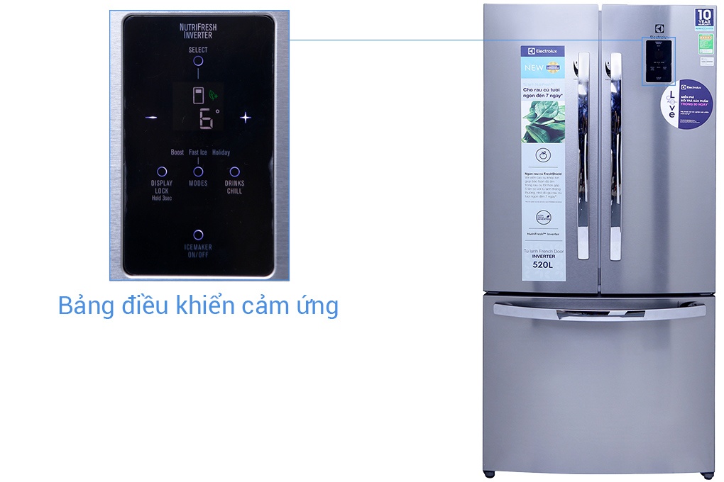 Tủ lạnh Inverter Electrolux EHE5220AA - 524 lít