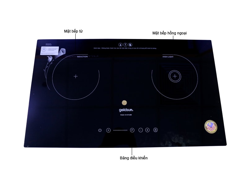Bếp từ - hồng ngoại Goldsun CH-GYL888 3400W