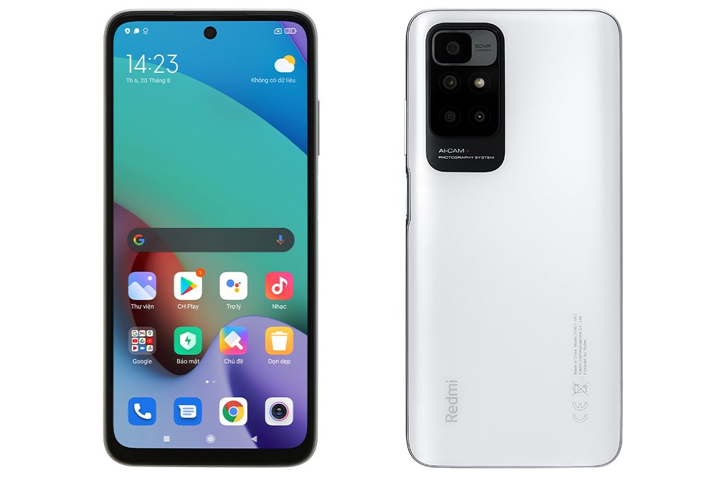 Điện thoại Xiaomi Redmi 10 (4+128) Trắng