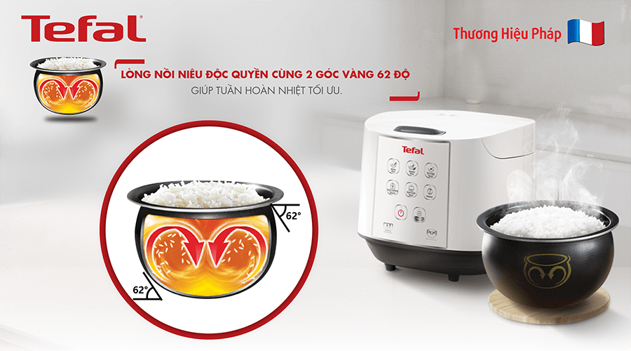 Nồi cơm điện tử 1.8L Tefal RK732168