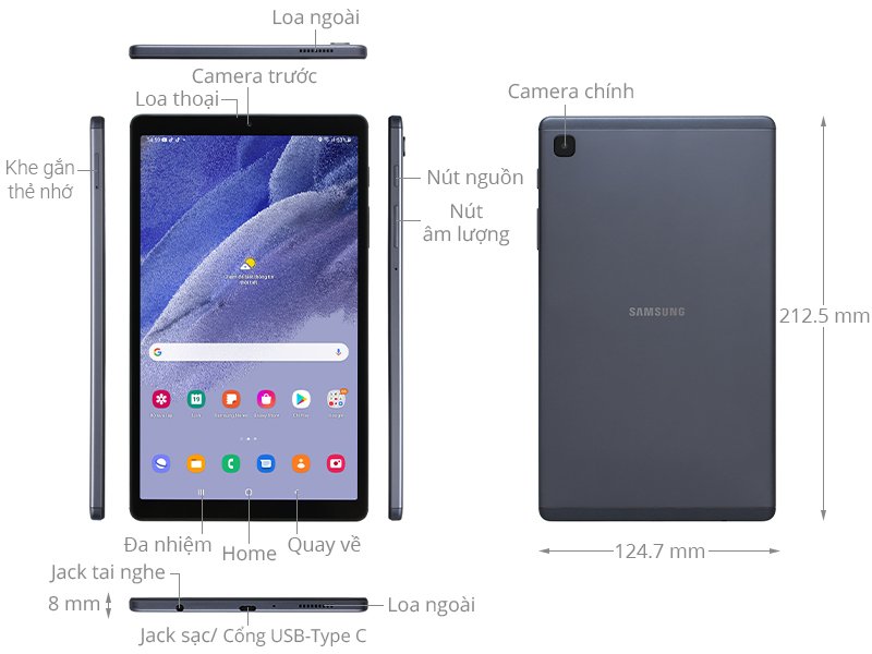 Samsung Galaxy Tab A7 Lite 32G T225N Gray