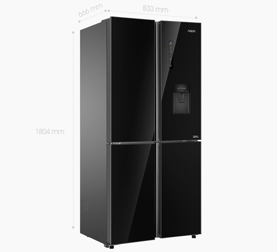 Tủ lạnh 4 cửa 511L AQUA AQR-IGW525EM(GB) Inverter