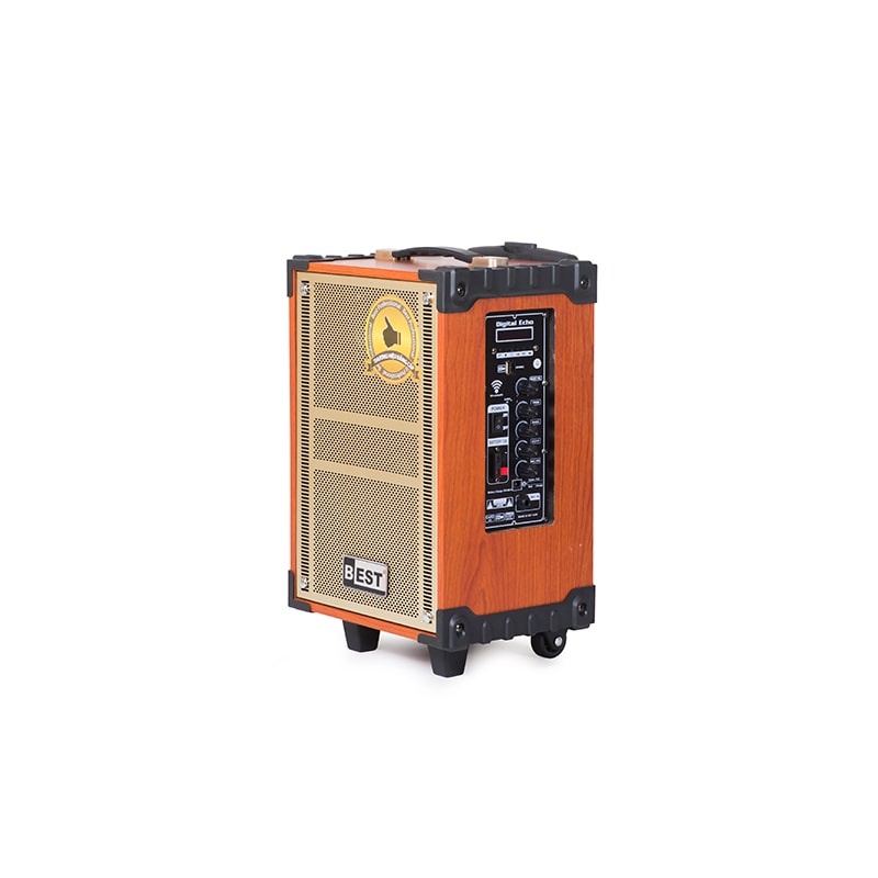 Loa kéo Best vỏ kim loại (kèm 2 micro ko dây) 150W Bass 20cm ND-150B20 Metal