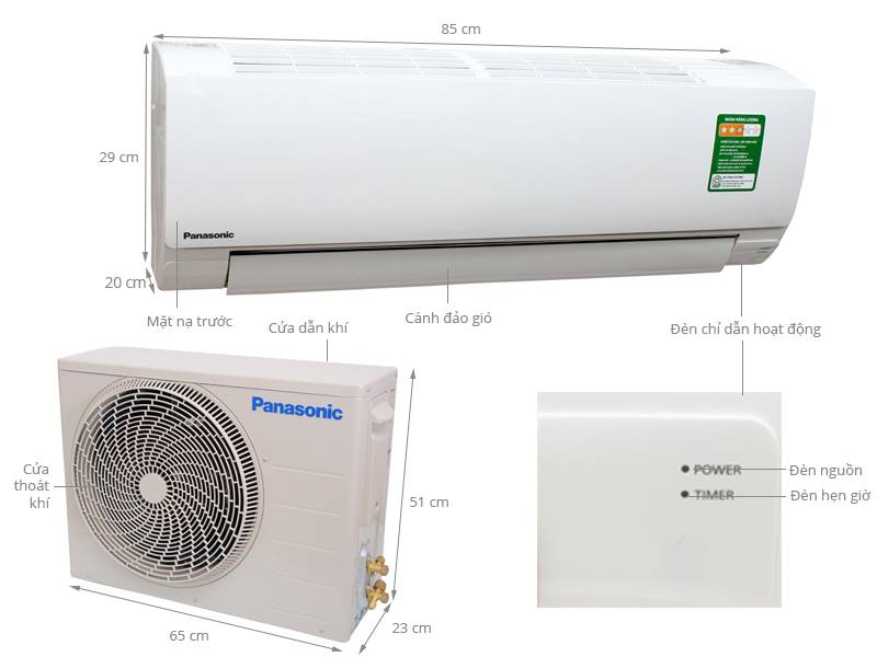 Điều hòa Panasonic 2 chiều A9RKH-8 9.000BTU