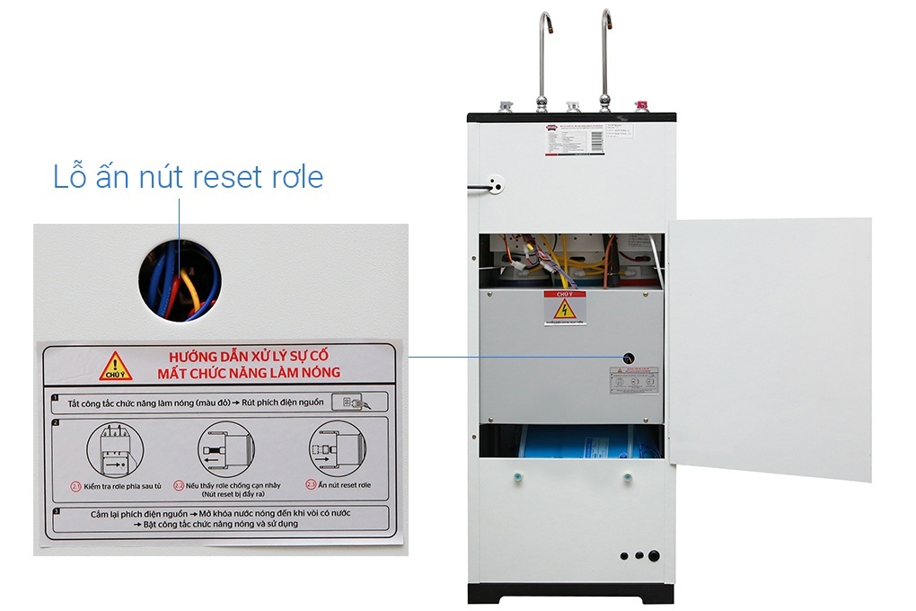Máy lọc nước nóng lạnh 10 lõi Sunhouse SHR76210CK