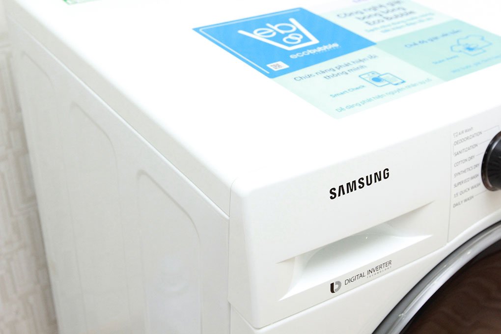 Máy giặt 8.5 Kg Samsung WD85J5410AW/SV lồng ngang, sấy 6 Kg