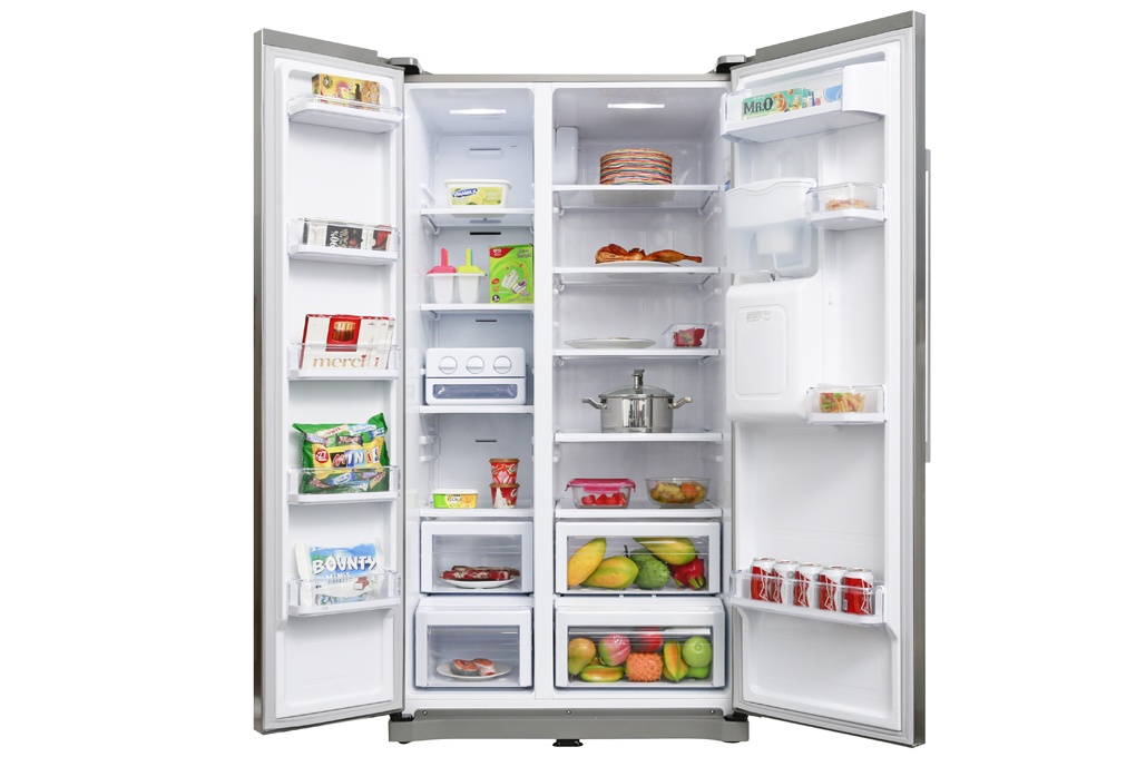 Tủ lạnh SBS Samsung RS52N3303SL/SV 539 Lít