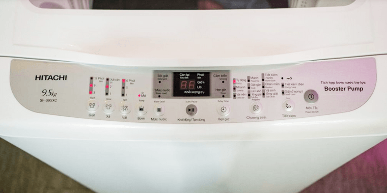 Máy giặt 9,5kg Hitachi SF-S95XC lồng đứng (bơm trợ lực)