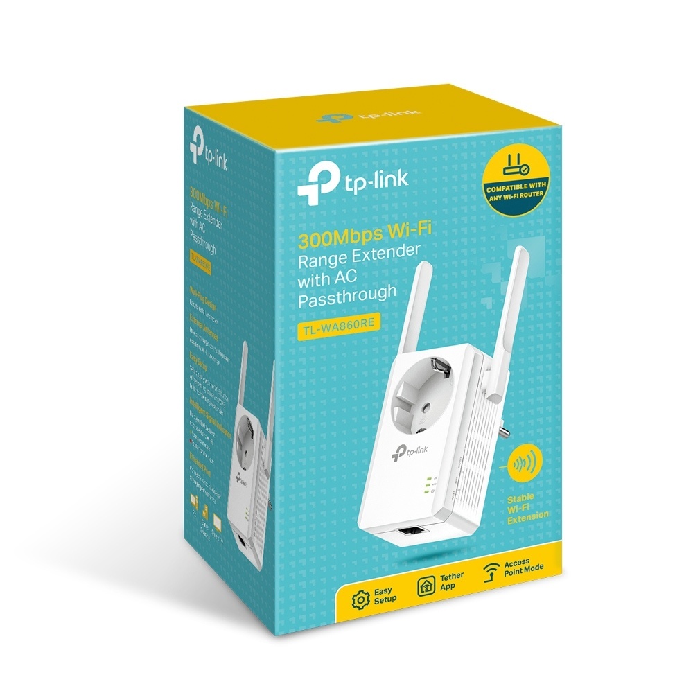 Bộ mở rộng sóng WiFi tốc độ 300Mbps TL-WA860RE - BH 30 ngày