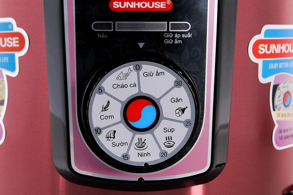 Nôi áp suất điện Sunhouse 5L SHD1755