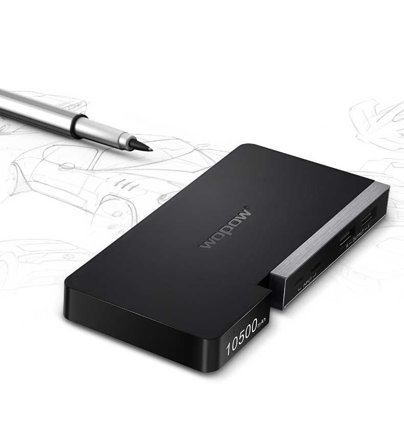 Pin sạc dự phòng WOPOW S10 10.500mAh - Bảo hành 30 ngày